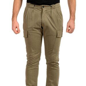 Hugo Boss "H-Kaiton1-SPL-Cargo" Slim Fit Beige Cargo Pants US 32/32 IT 32/32